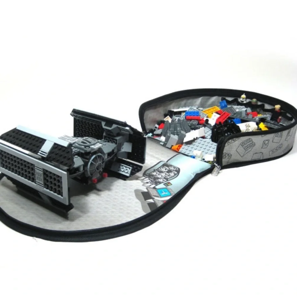 Lego Star Wars zipbin Death Star transforming toy box storage & play set NEW